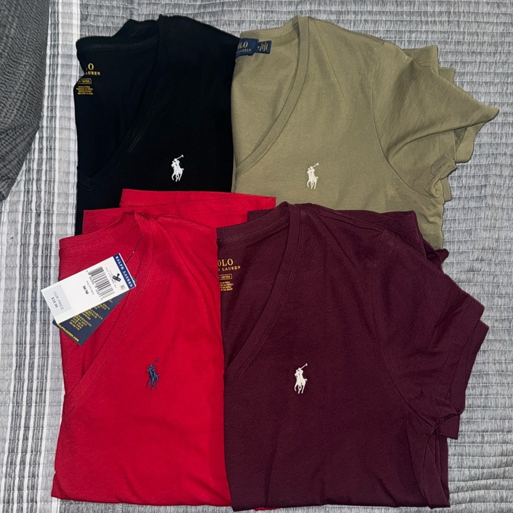 Ralph Lauren V-Neck Baby Tees